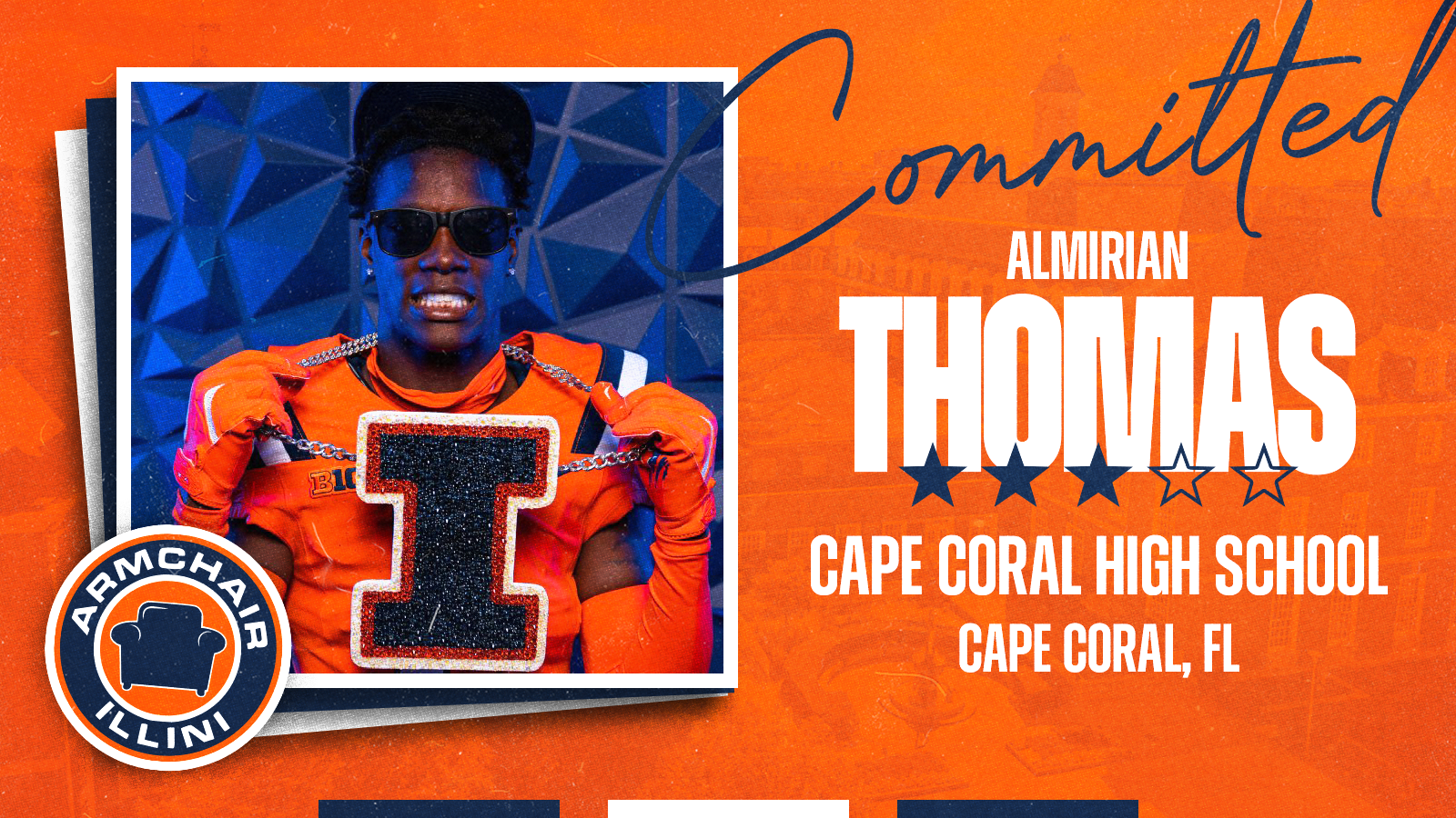 News: Illinois football lands the commitment of Almirian Thomas.
