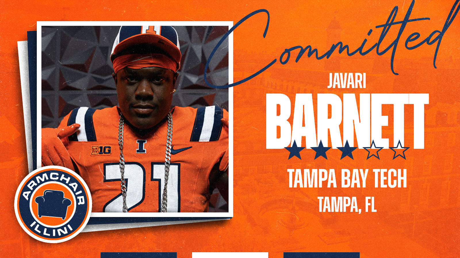 News: Illinois football lands the commitment of Javari Barnett