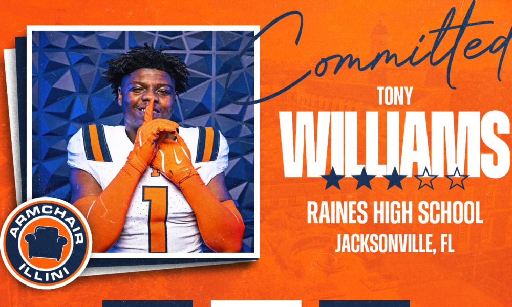 News: Illinois football lands the commitment of Tony Williams.