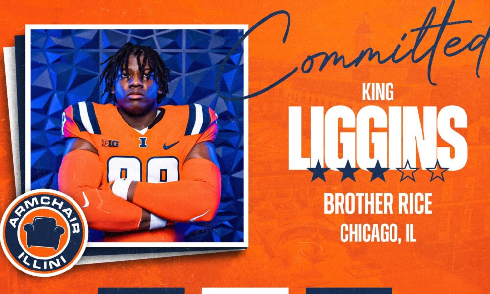 Illinois football commit King Liggins