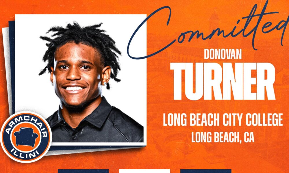 Illini defensive back Donovan Turner