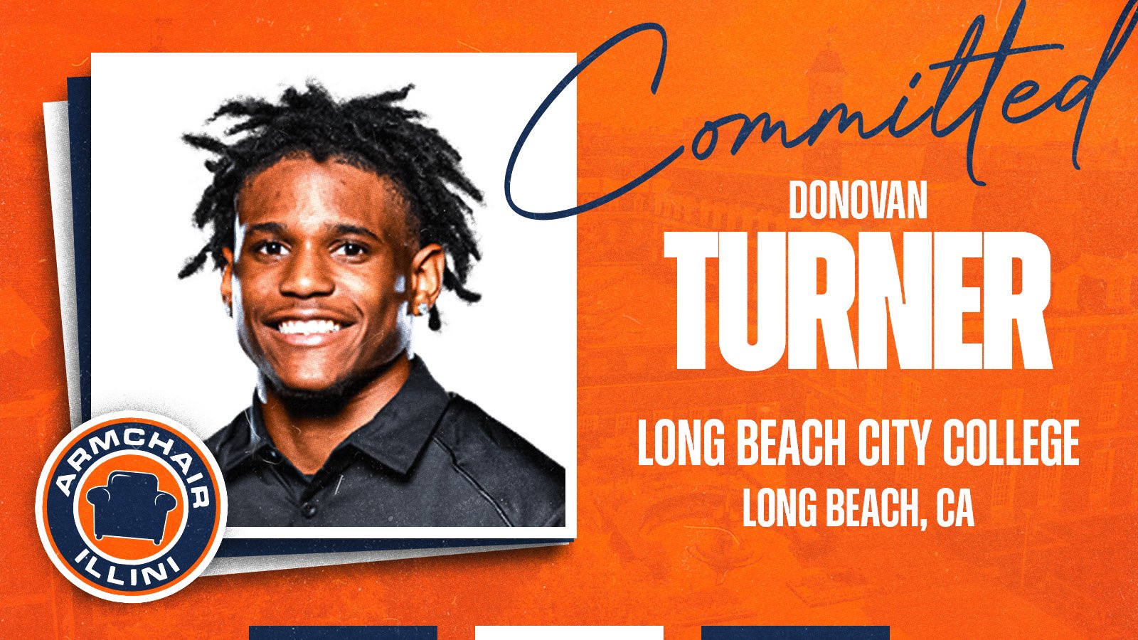 Illini defensive back Donovan Turner
