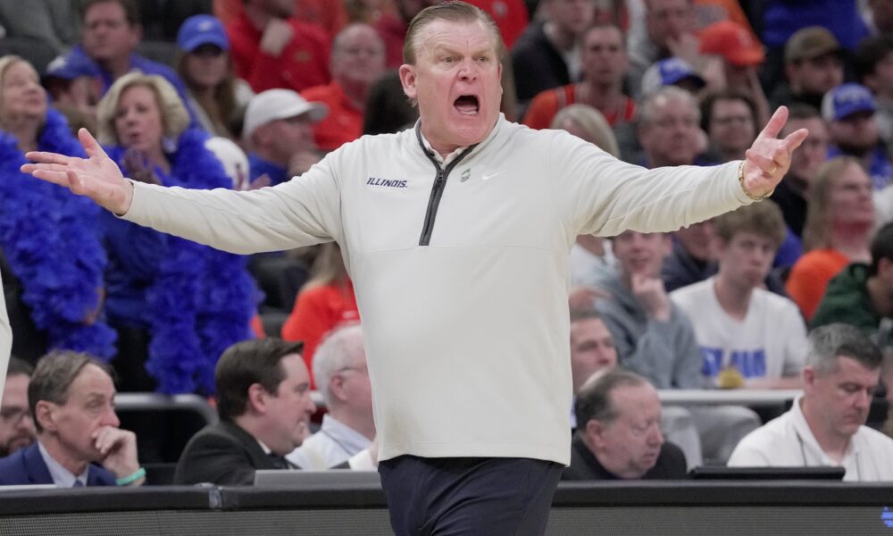 Illinois basketball coach Brad Underwood
