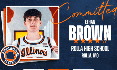 Illinois basketball's newest commit Ethan Brown.