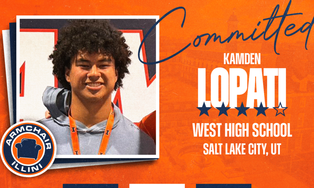 Newest Illini football commit Kamden Lopati.