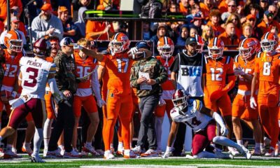 Illinois football wide receiver Collin Dixon.