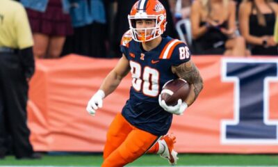 Illinois wideout Hank Beatty in the Cheez-it Citrus Bowl.