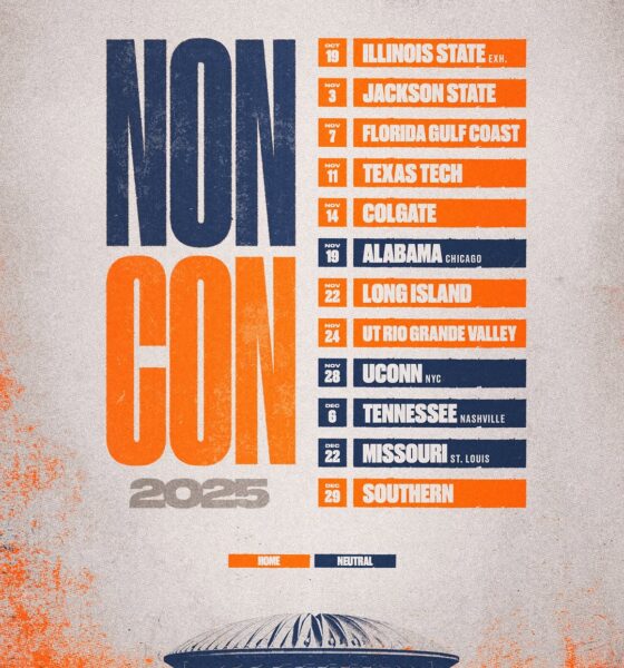 The illinois basketball non-conference schedule.