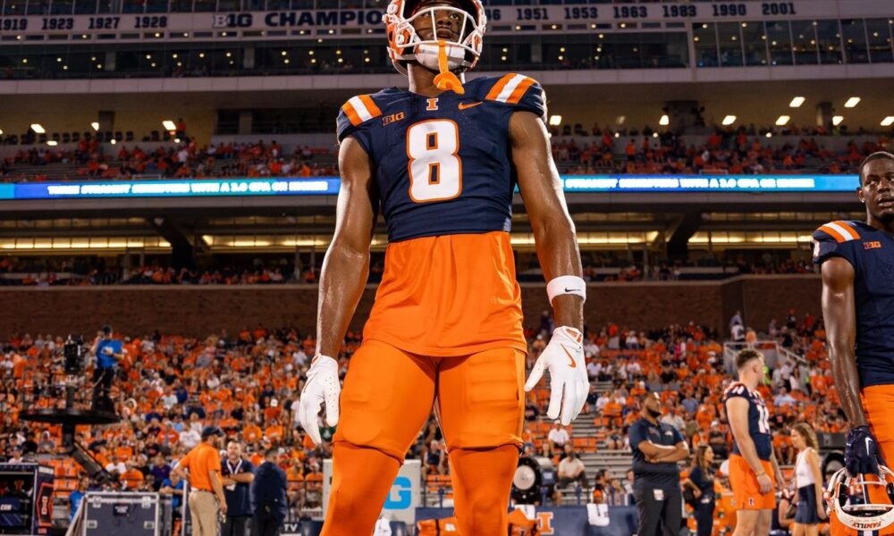 Illinois wide receiver Malik Elzy.