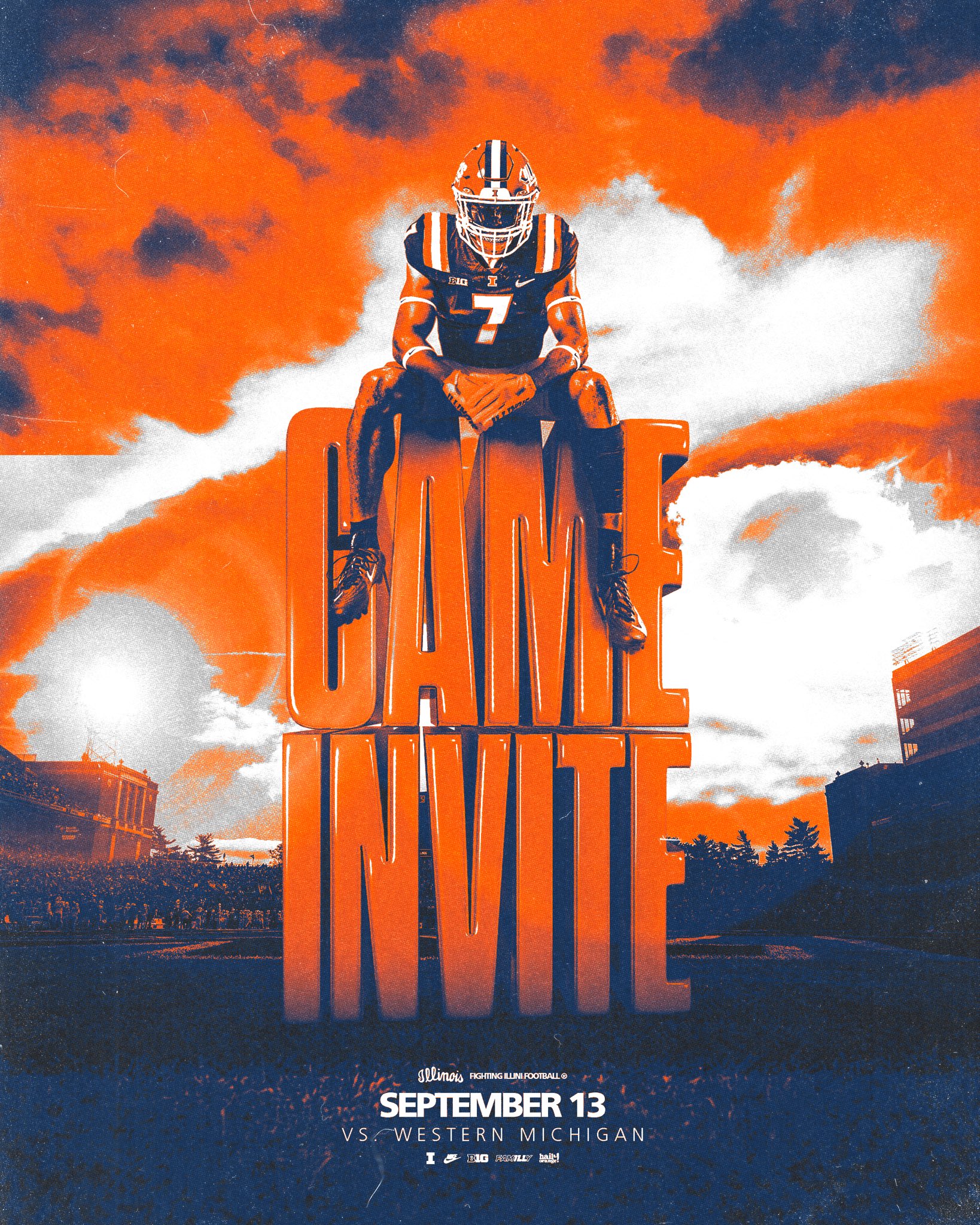 Illinois football will have a very important guest for its game vs Western Michigan.