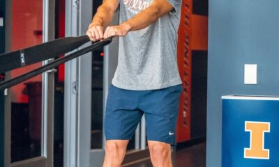 Illinois basketball wing Andrej Stojakovic