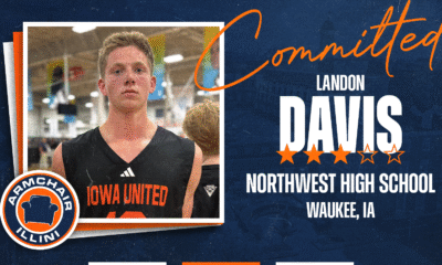 Illinois basketball commit Landon Davis will play a huge role in the future.