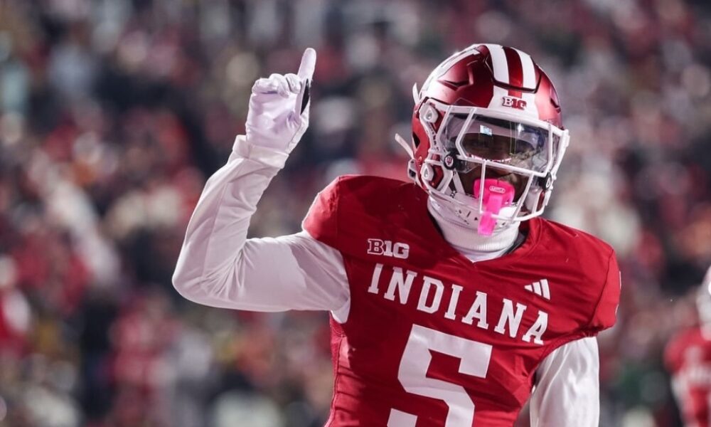 D'Angelo Ponds - Indiana Football vs Illinois Football. Credit: D'Angelo Ponds on Instagram. (@dangelopondss)