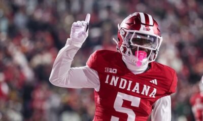 D'Angelo Ponds - Indiana Football vs Illinois Football. Credit: D'Angelo Ponds on Instagram. (@dangelopondss)