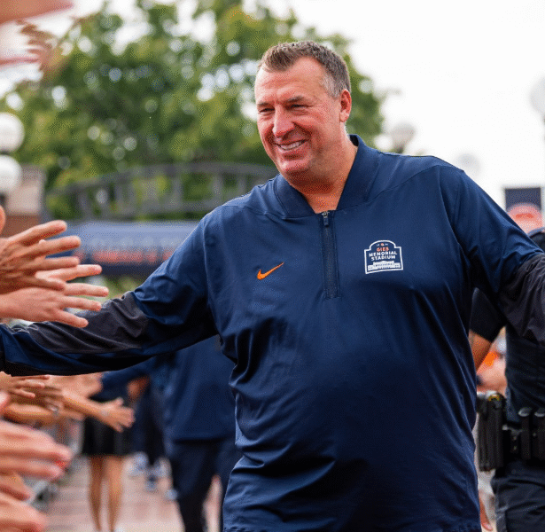 Illinois Football. Bret Bielema. Credit: Illinois Football on Instagram. (@IlliniFootball)