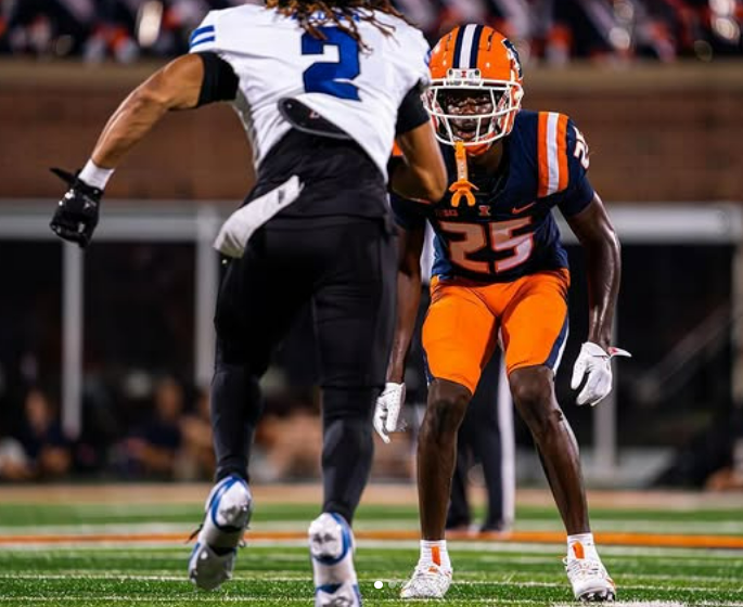 Illinois Football - Jaheim Clarke