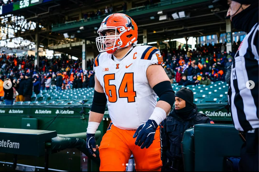 Illinois Football Center Josh Kreutz