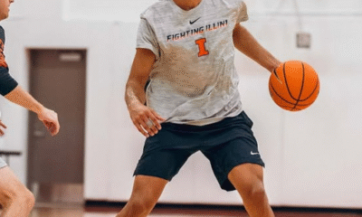 Illinois Basketball. Andrej Stojakovic. Photo Credit: Andrej Stojakovic on Instagram. (@andrejstojakovic).