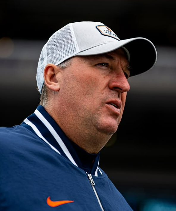 Illini Head Coach Bret Bielema. Photo Credit: Illinois Football on Instagram. (@illinifootball).