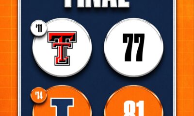 Illinois beats Texas Tech in a thriller at home.