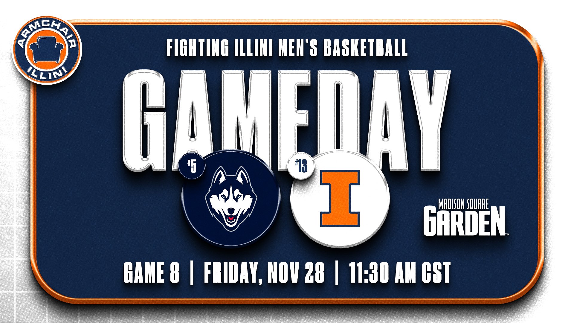 Illinois basketball vs UCONN