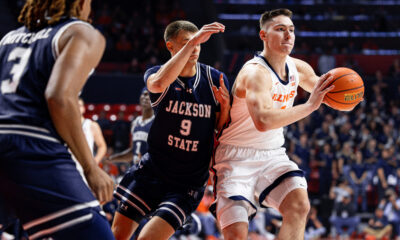 Illini forward David Mirkovic.