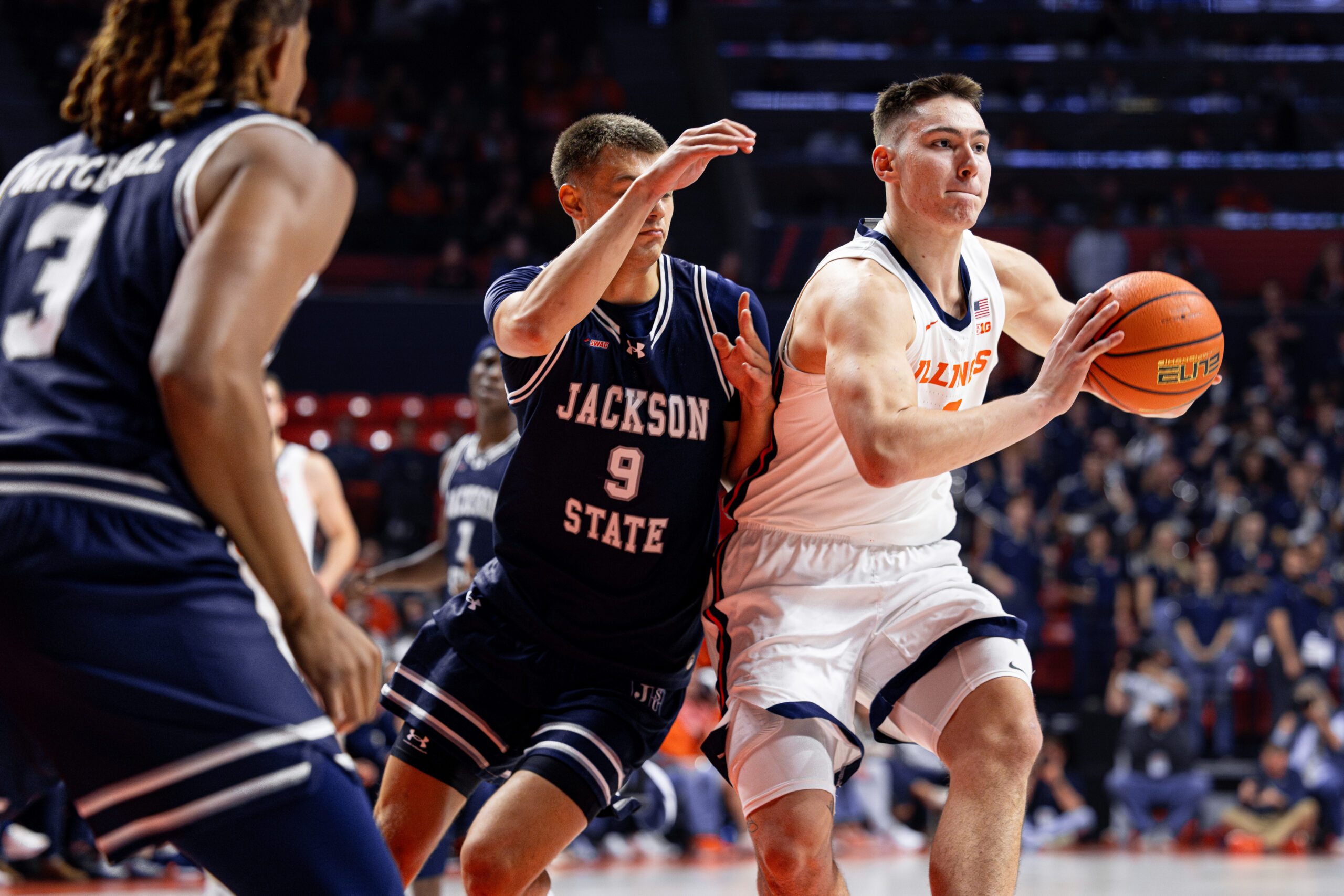 Illini forward David Mirkovic.
