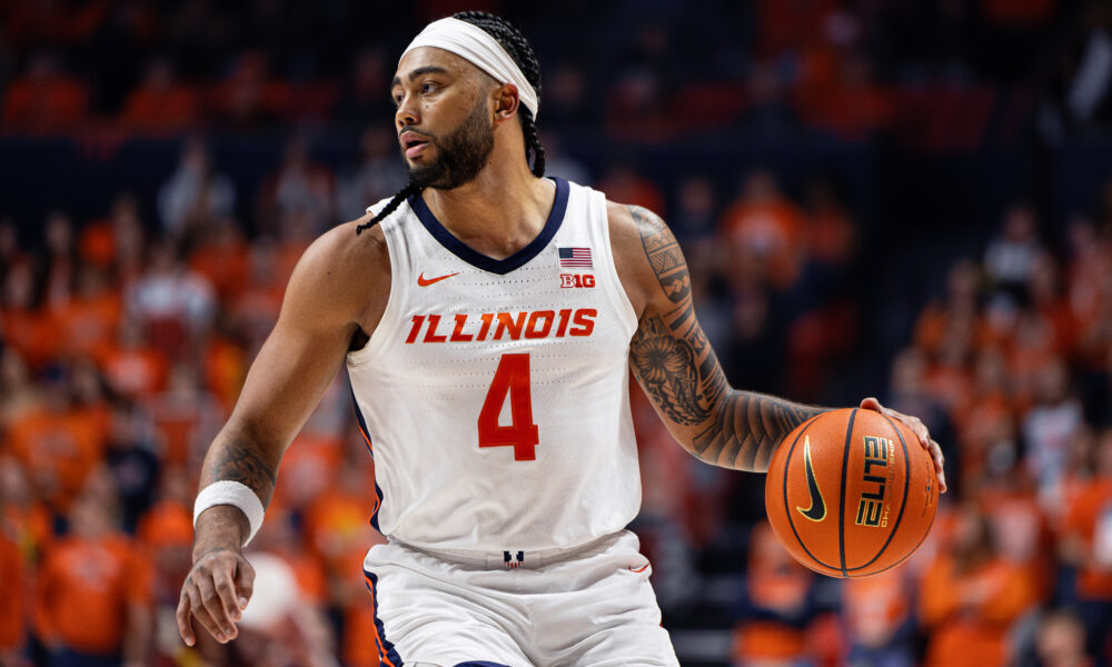 Illinois basketball guard Kylan Boswell.