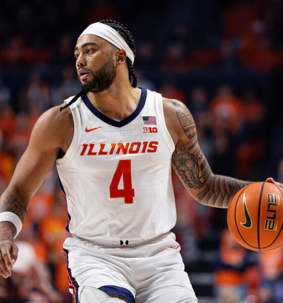 Illinois basketball guard Kylan Boswell.