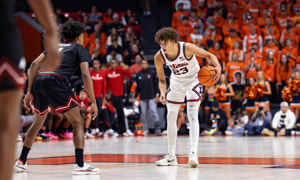 Illinois basketball freshman Keaton Wagler