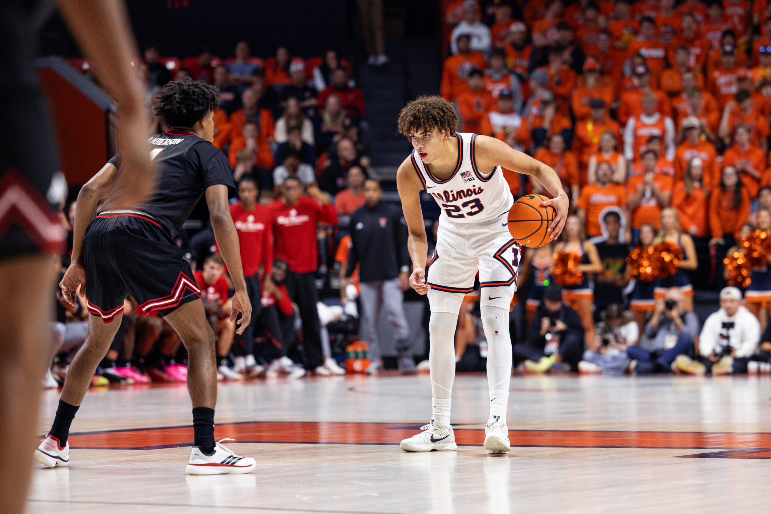 Illinois basketball freshman Keaton Wagler