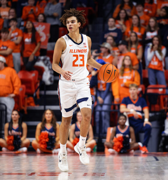 illinois basketball guard Keaton Wagler