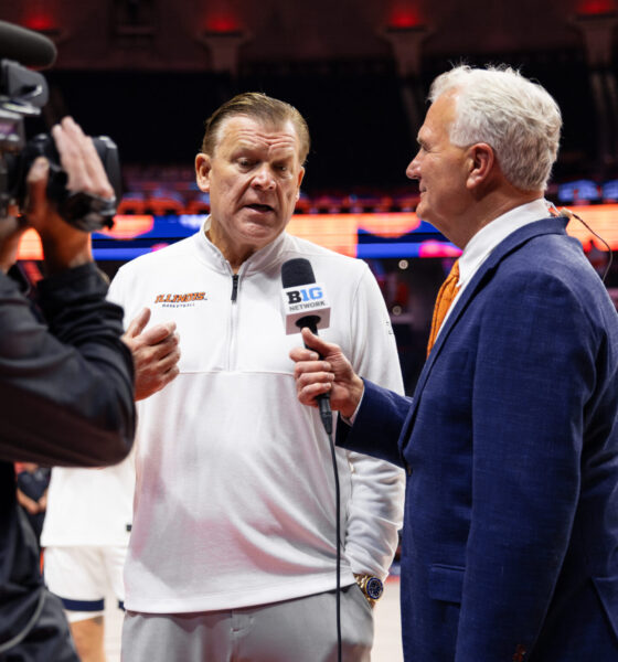 Illinois Basketball Head Coach Brad Underwood. Photo Credit: David Pollak - Armchair Illini.