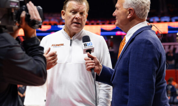 Illinois Basketball Head Coach Brad Underwood. Photo Credit: David Pollak - Armchair Illini.