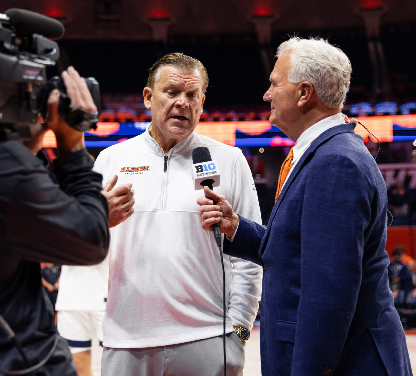 Illinois Basketball Head Coach Brad Underwood. Photo Credit: David Pollak - Armchair Illini.