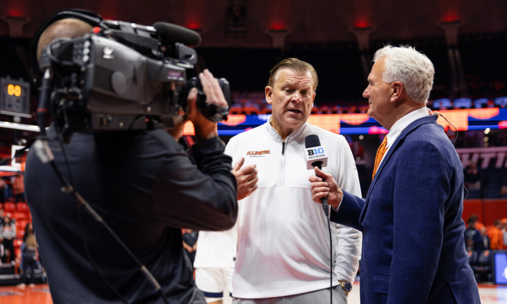Illinois basketball head coach Brad Underwood