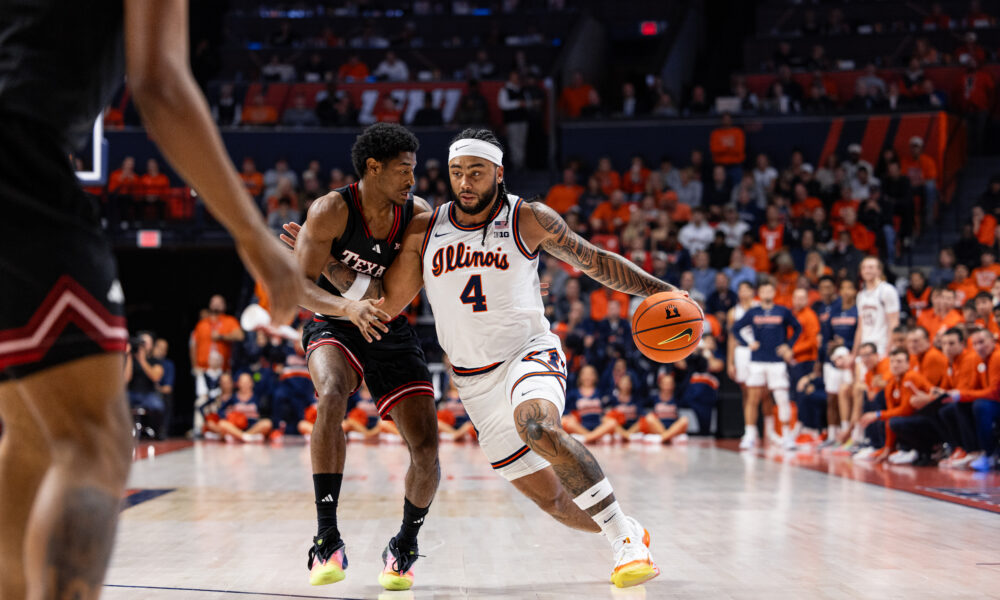 Illinois Basketball. Kylan Boswell. Texas Tech. Photo Credit: David Pollak, Armchair Illini.