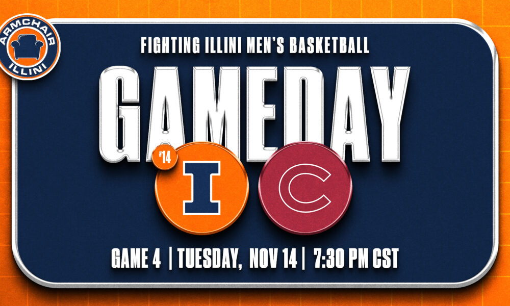 Illinois basketball vs Colgate Raiders.