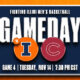 Illinois basketball vs Colgate Raiders.
