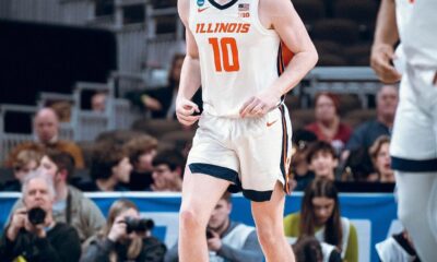 Former Illinois basketball wing luke Goode.