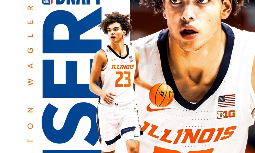 Illini guard Keaton Wagler