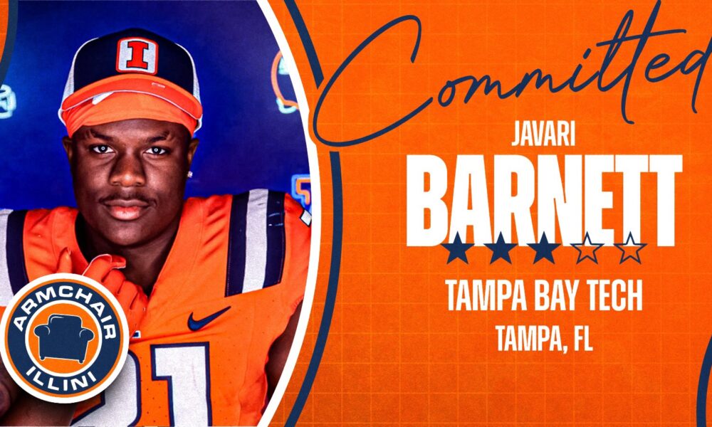 Illinois football commit Javari Barnett.