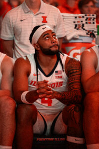Illinois Basketball. Kylan Boswell. Photo Credit: David Pollak. Armchair Illini.