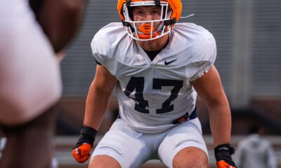 Illinois Football. Easton Baker enters the transfer portal. Photo Credit: Easton Baker on X.(@BakerEaston).