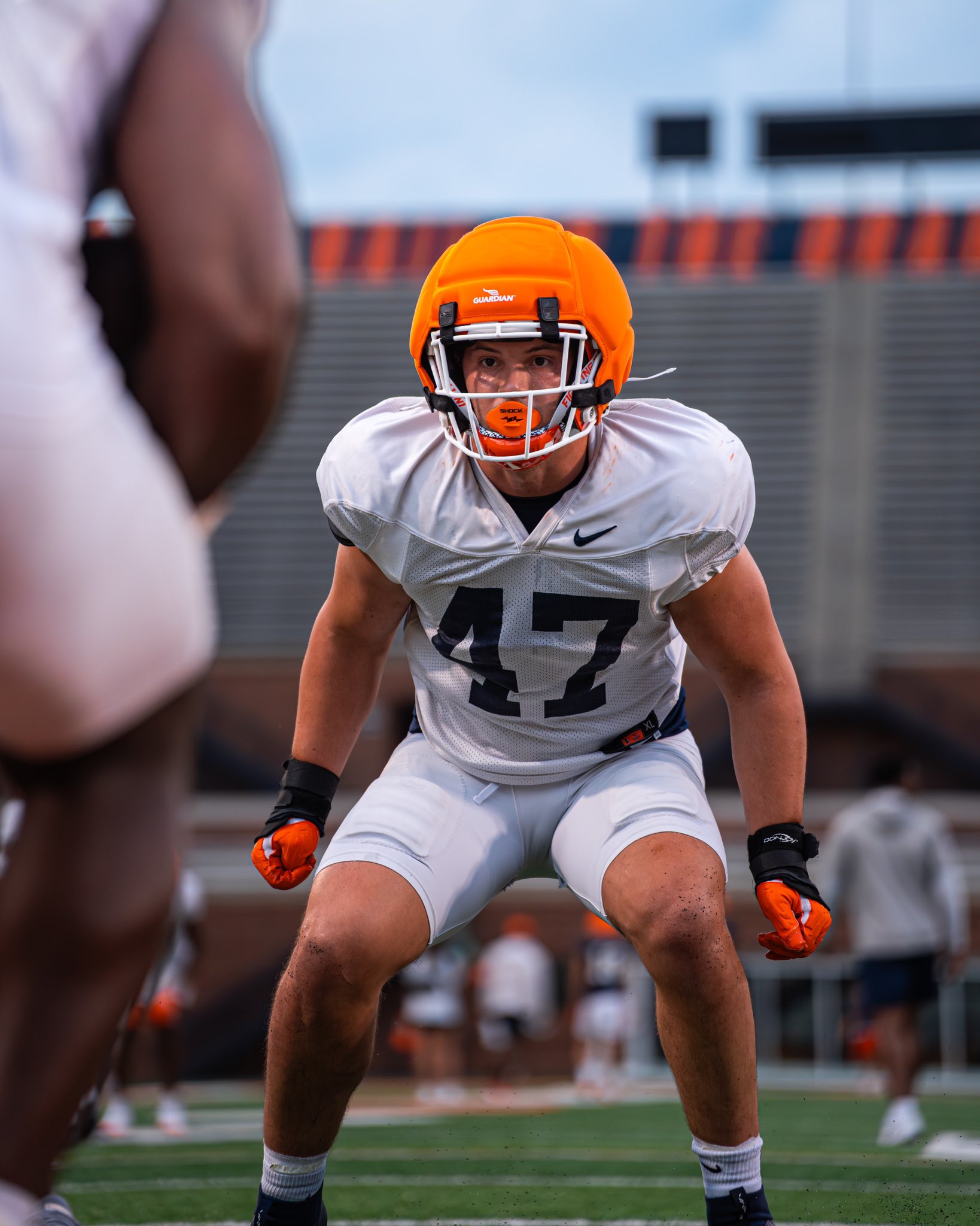 Illinois Football. Easton Baker enters the transfer portal. Photo Credit: Easton Baker on X.(@BakerEaston).