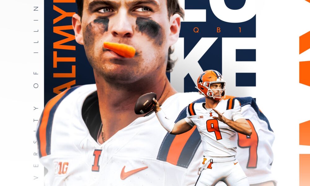 Illini QB Luke Altmyer.