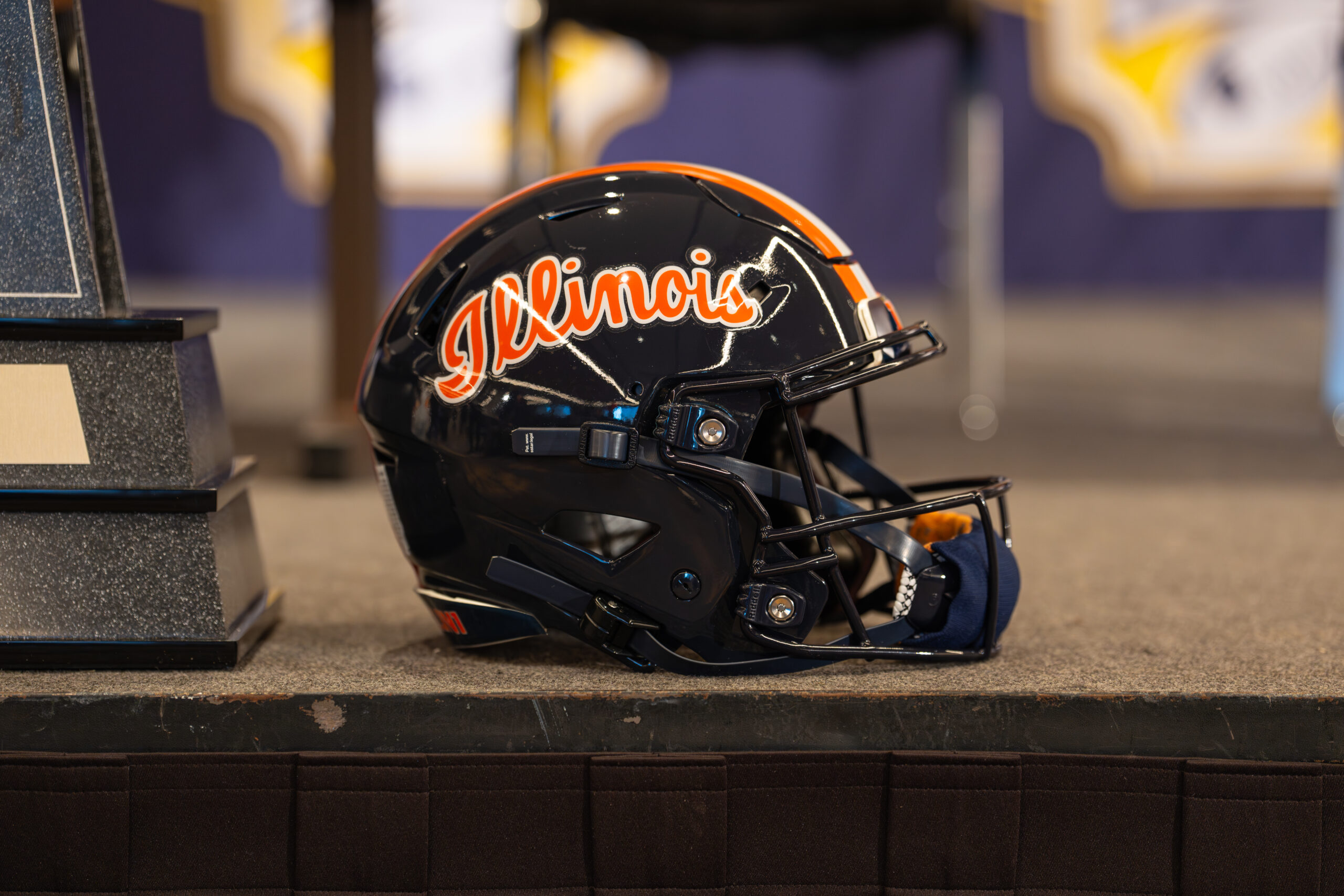 Illinois Football helmets for the Music City Bowl.