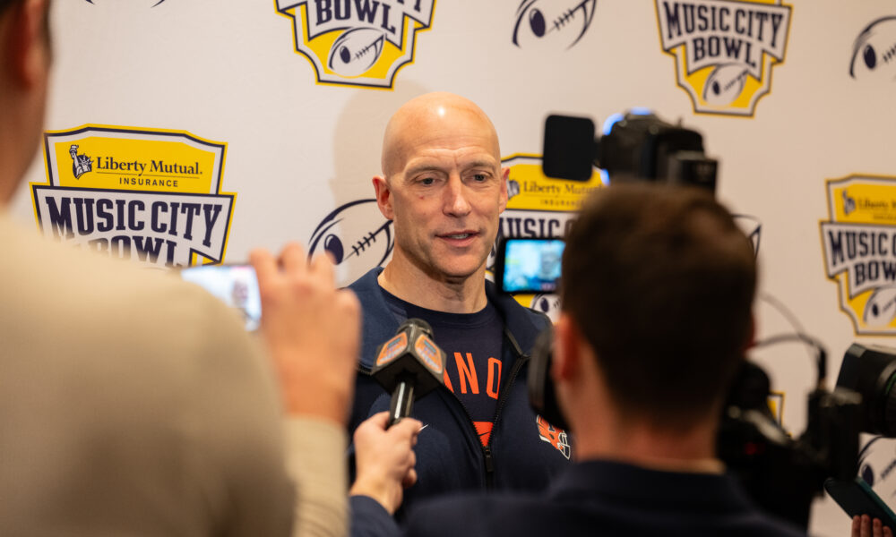 Illinois Football. Illini AD Josh Whitman. Photo Credit: Vincent Bruington. Armchair Illini.