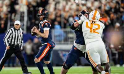 Illinois Football. Luke Altmyer. Photo Credit - Vincent Bruington. Armchair Illini.
