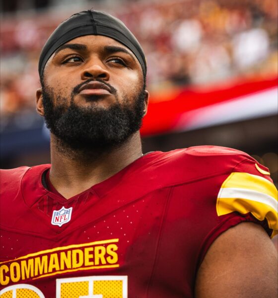 Washington Commanders defensive tackle, Jer'Zhan Newton